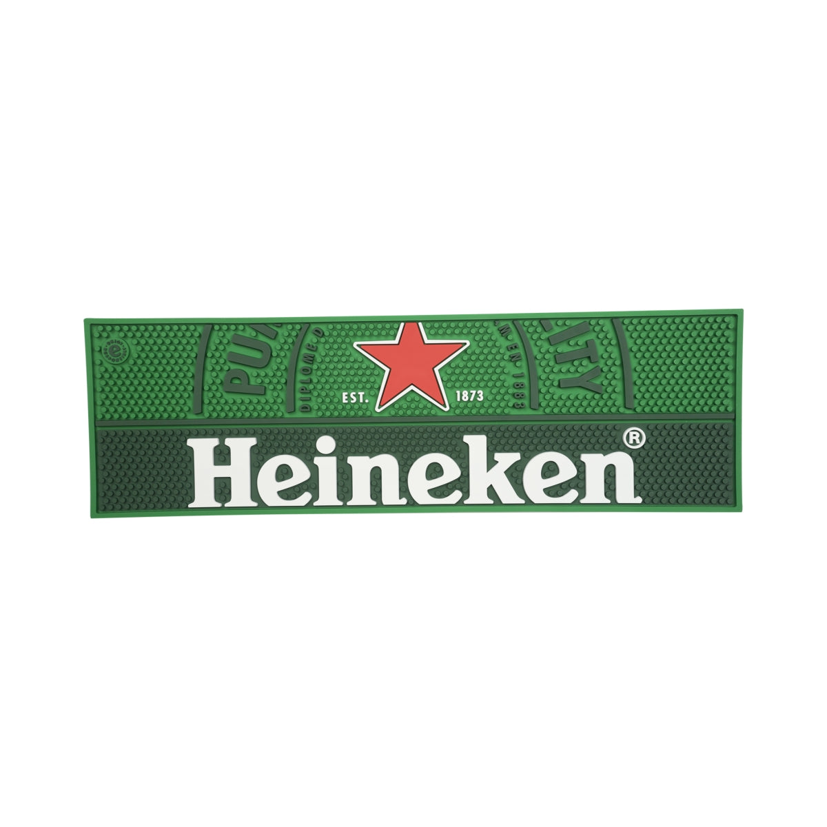 Sottobicchiere da bar Heineken Accessori da bar 59,7x18,3x1 cm Verde Con protuberanze – Vista 2