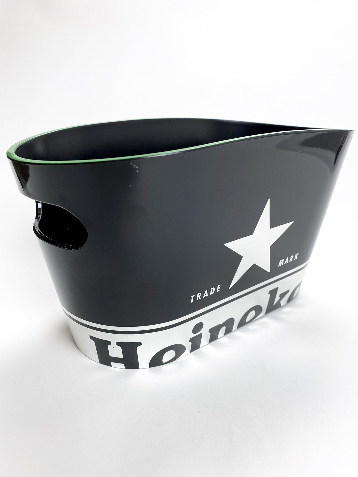 Heineken Contenitore per cubetti di ghiaccio per birra Raffredda bottiglie Vaschetta nera – Vista 3