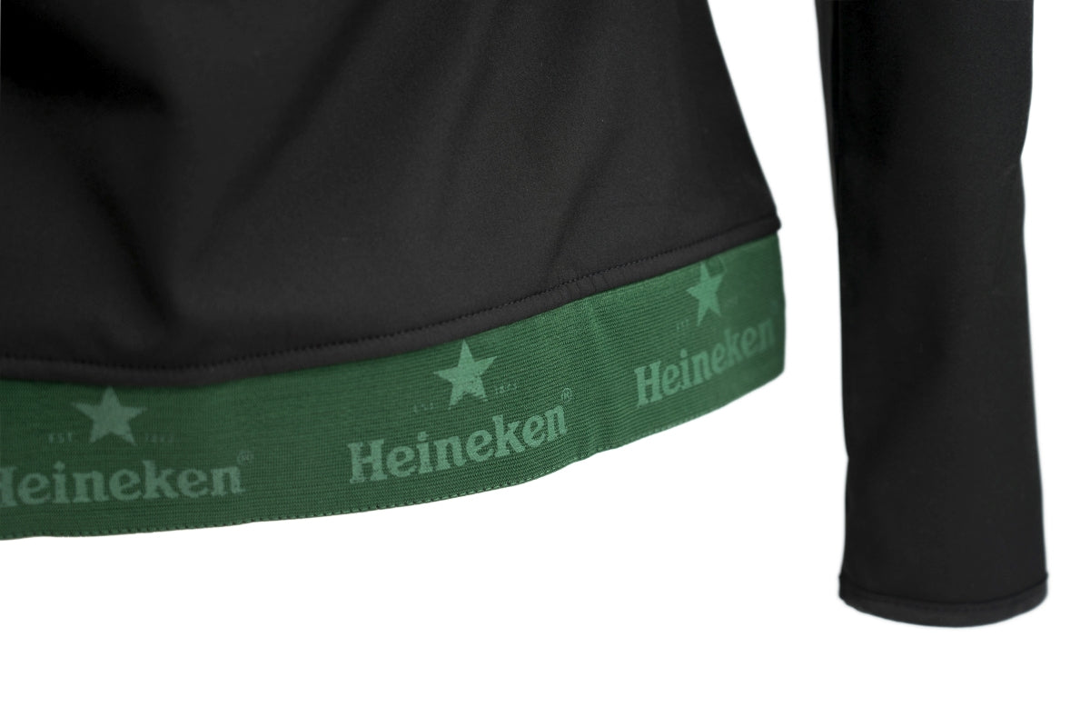 Giacca Heineken da donna taglia L nera/verde softshell con cerniera – Vista 5