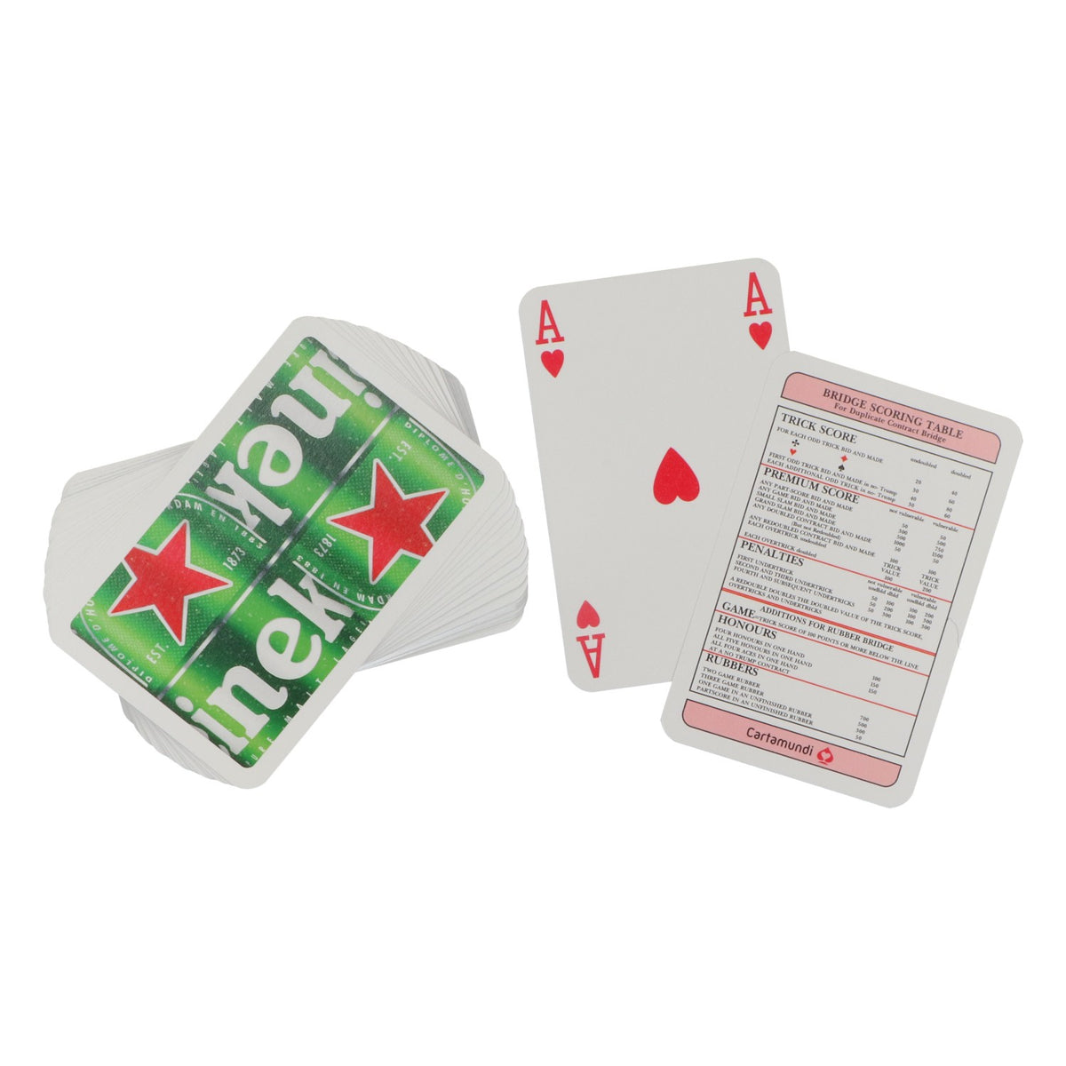 Heineken Birra Gioco di carte Skat Carte da gioco Serata di giochi Mazzo francese – Vista 3