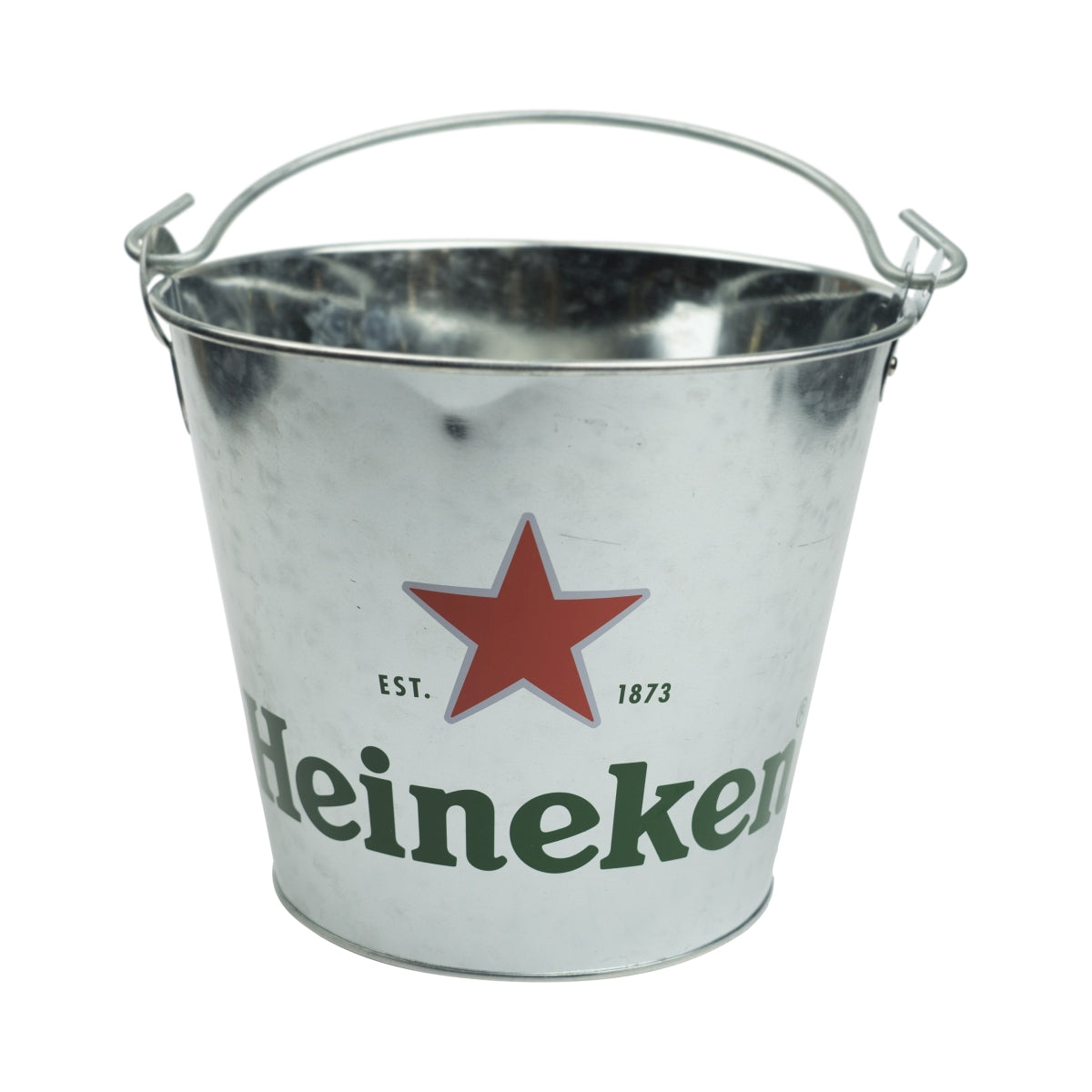 Heineken Raffredda birra Secchio in metallo argento