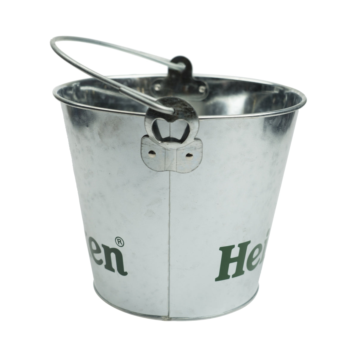 Heineken Raffredda birra Secchio in metallo argento – Vista 2