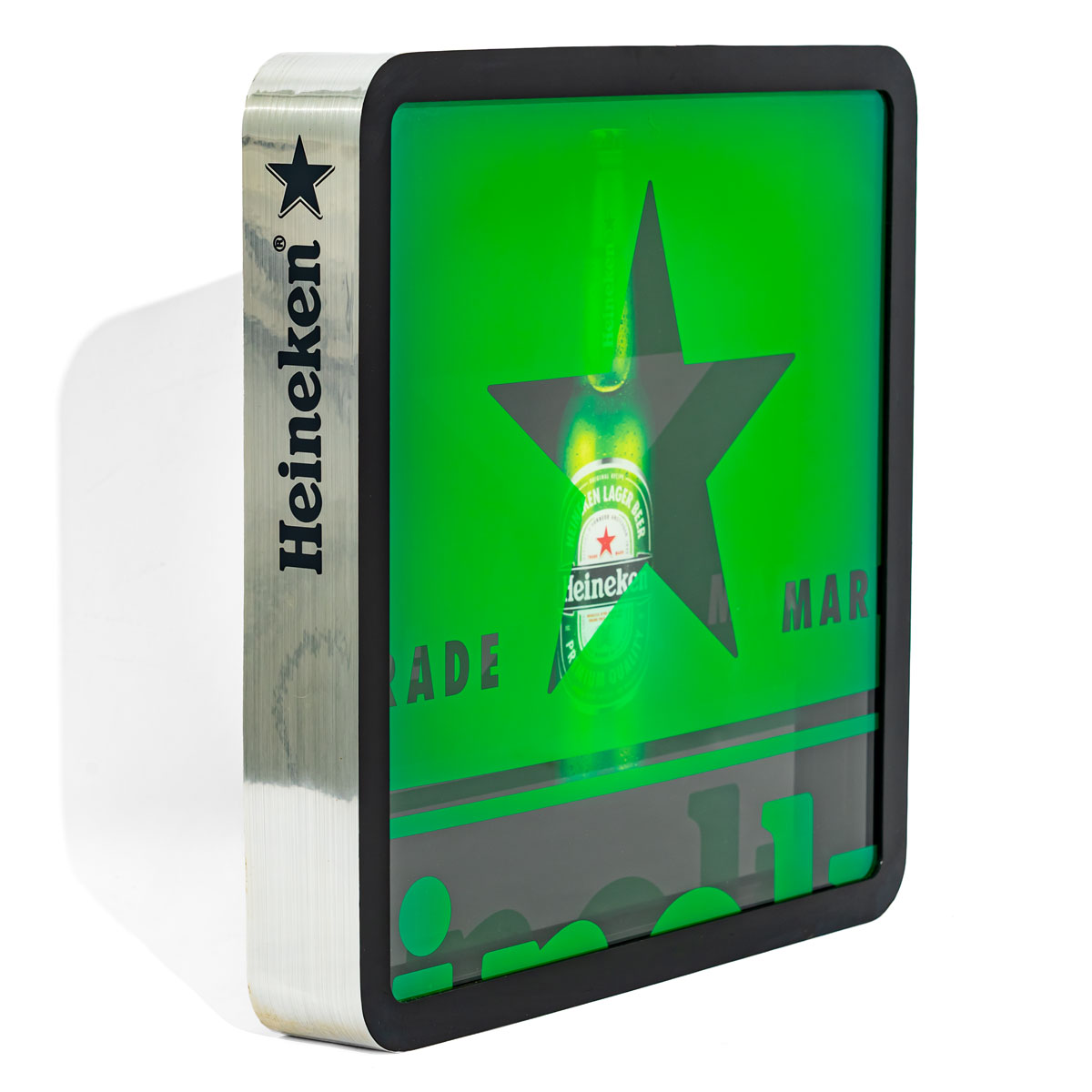 Insegna luminosa a LED Heineken Bier 40x40 cm con alimentatore incluso – Vista 3