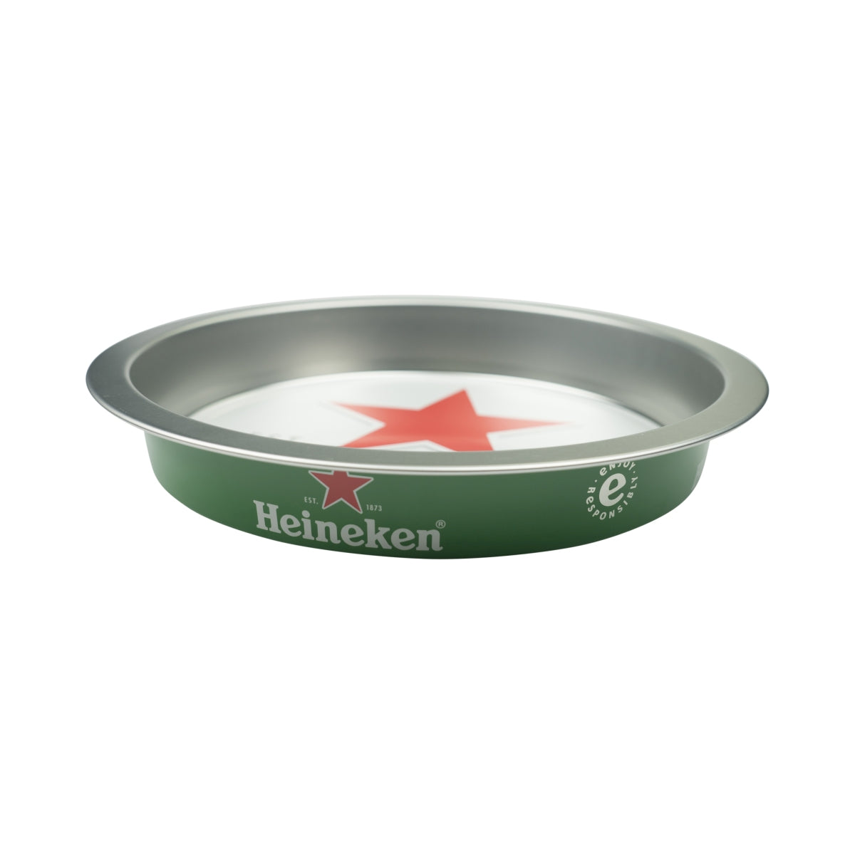 Heineken Birra Vassoio Cameriere Paesi Bassi Brouwerij Bicchieri Gastro Beer – Vista 2