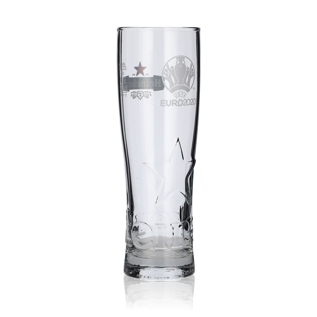 Bicchiere da birra Heineken 0,25 l EURO 2020 Star Relief Glass Bicchieri Edizione speciale – Vista 4