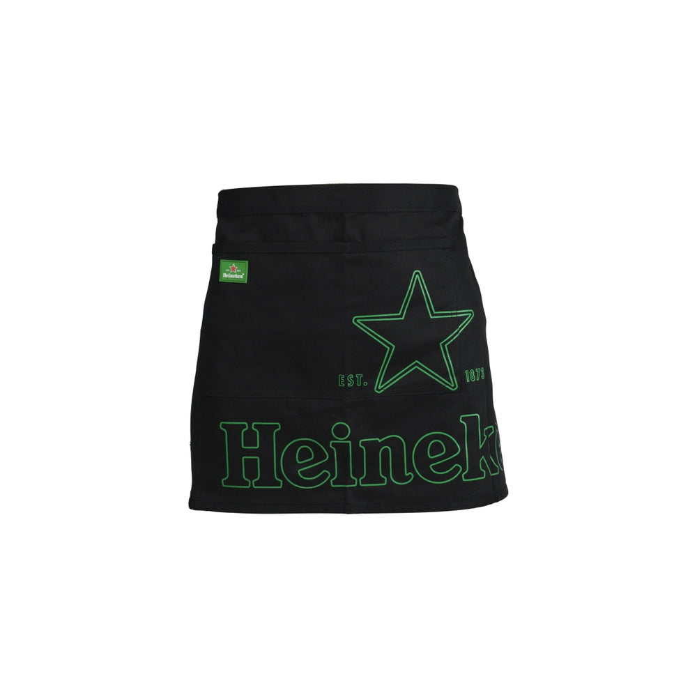 Grembiule da cameriere Heineken con cintura in vita, tasca corta, servizio ristorazione, bar, caffetteria