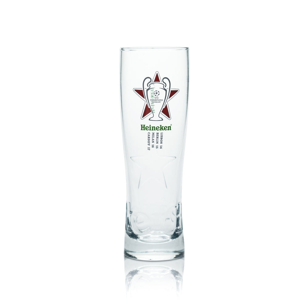 Bicchiere Heineken Pokal 0,25 l Contorno Bicchieri Champions League Edizione da collezione Birra