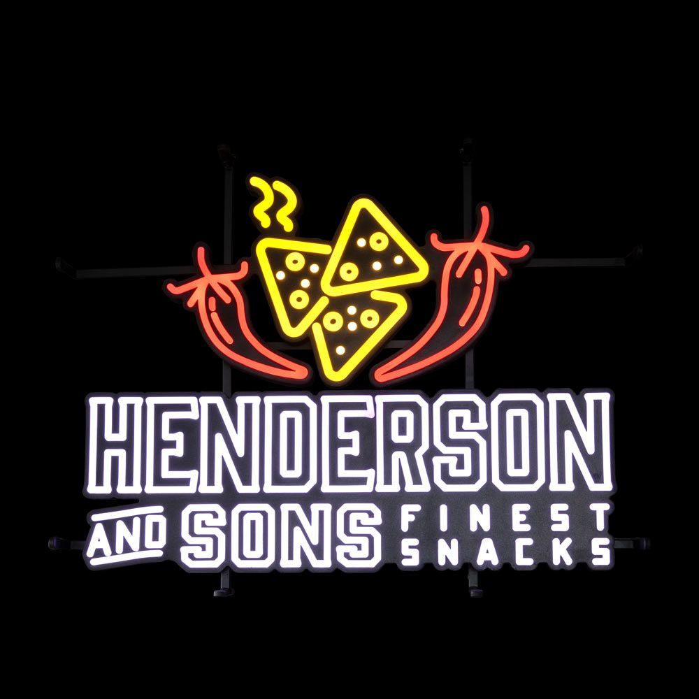 Henderson Sons Insegna luminosa LED Sign Chili Pepperoni Neon Insegna da parete MBG Decorazione – Vista 2