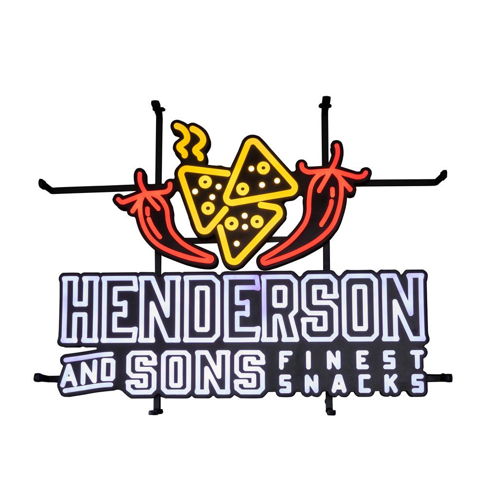 Henderson Sons Insegna luminosa LED Sign Chili Pepperoni Neon Insegna da parete MBG Decorazione – Vista 3