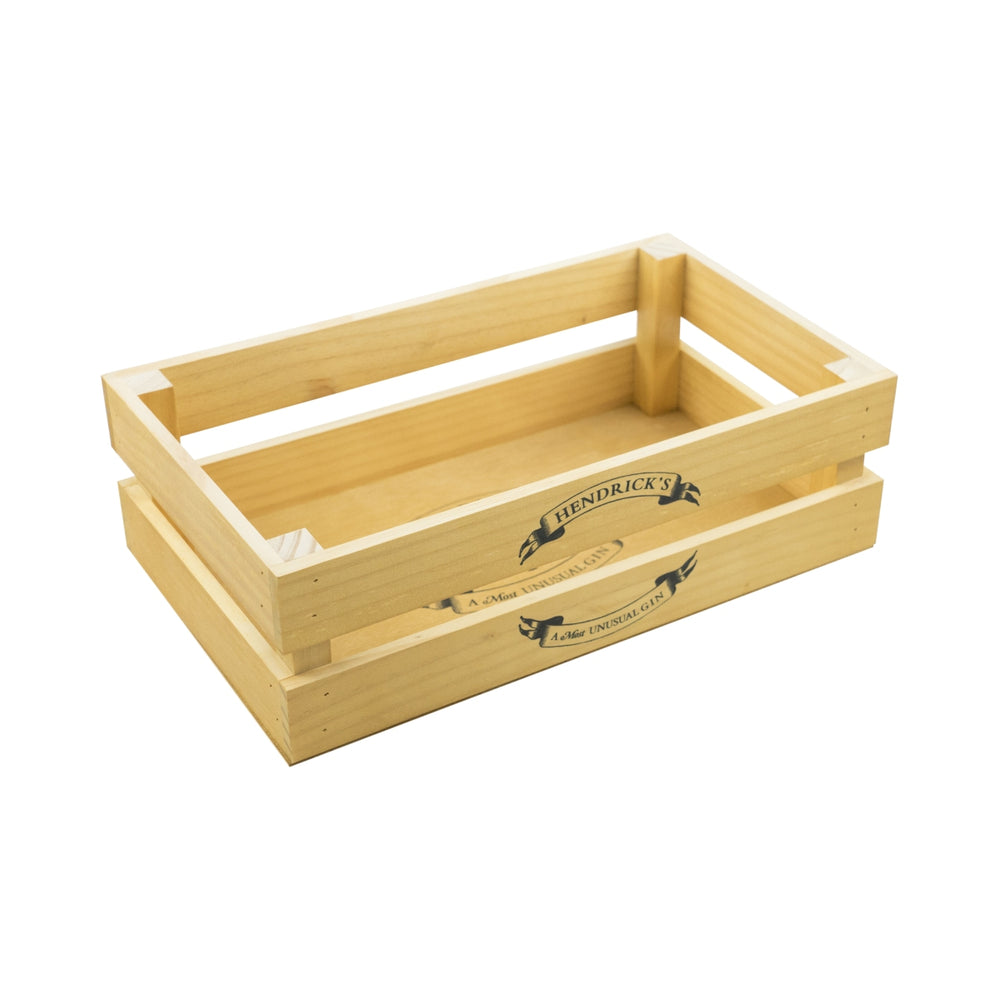 Hendricks Gin Scatola di legno Wooden Box Porta bottiglie Confezione regalo