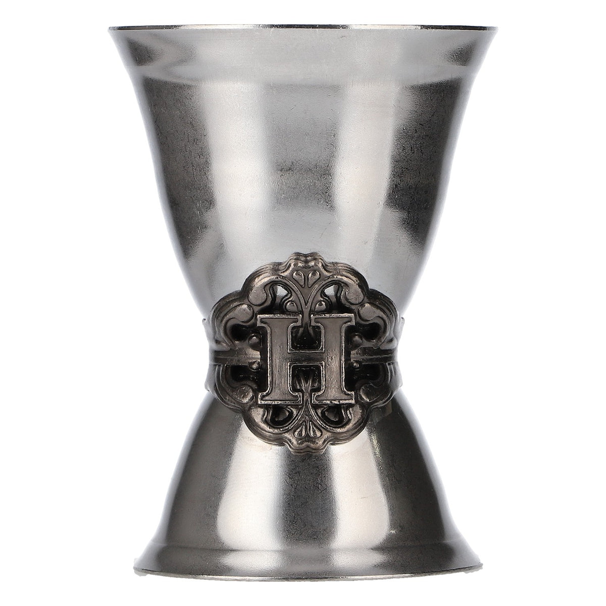Misurino per gin Hendricks Gin Jigger Accessori da bar Decorato in argento