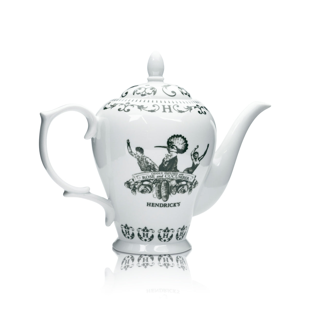 Hendricks Gin Teiera 0,5 l con manico Tazze da tè Tazza da tè Inglese Gran Bretagna