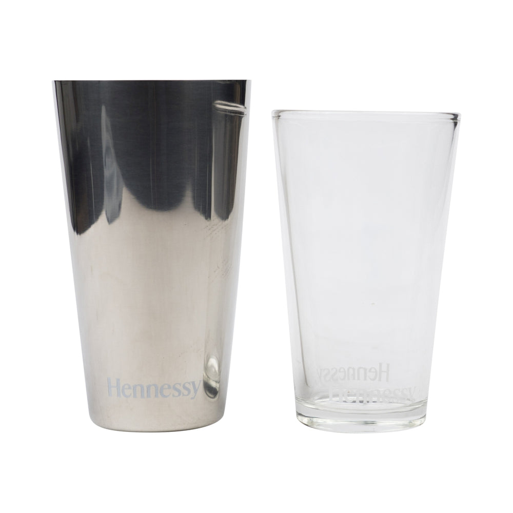 Hennessy Cognac Boston Shaker 0,5 l Barman Cocktail Mixer Acciaio inossidabile Bicchiere da bar