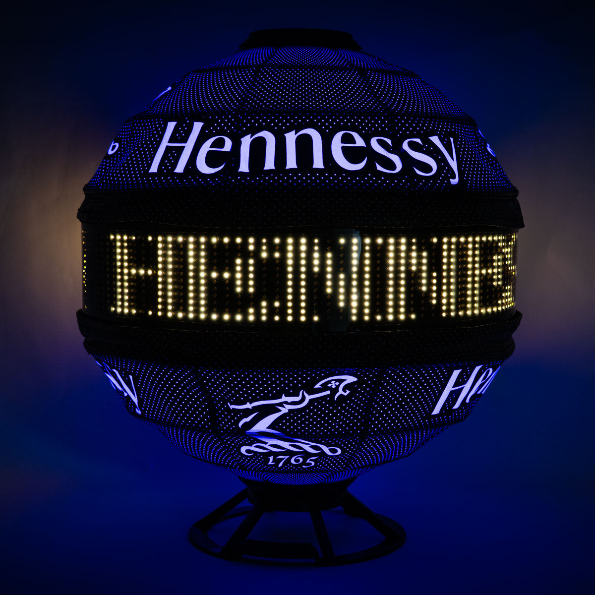 Insegna luminosa LED Hennessy Cognac Globe Insegna luminosa Lampada da bar