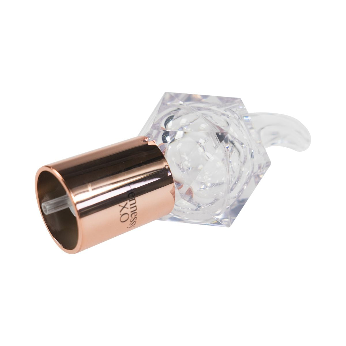Versatore per bottiglie Hennessy X.O. Pourer Poligonale in vetro Dosatore Dispenser