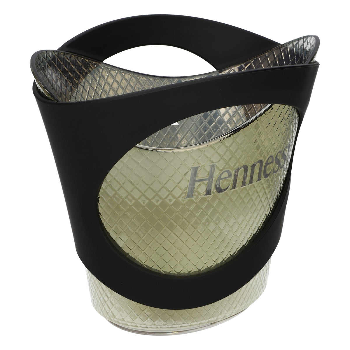 Hennessy Whiskey LED Raffreddatore Contenitore per cubetti di ghiaccio Batteria ricaricabile oro/nero Grande – Vista 2