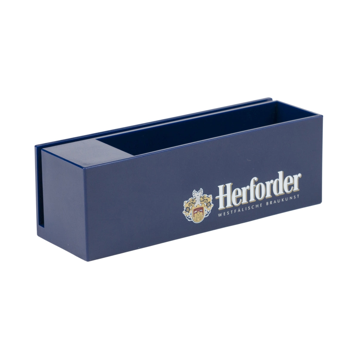 Sottobicchiere Herforder Bier + portamenu da tavolo Gastro Bar blu – Vista 2