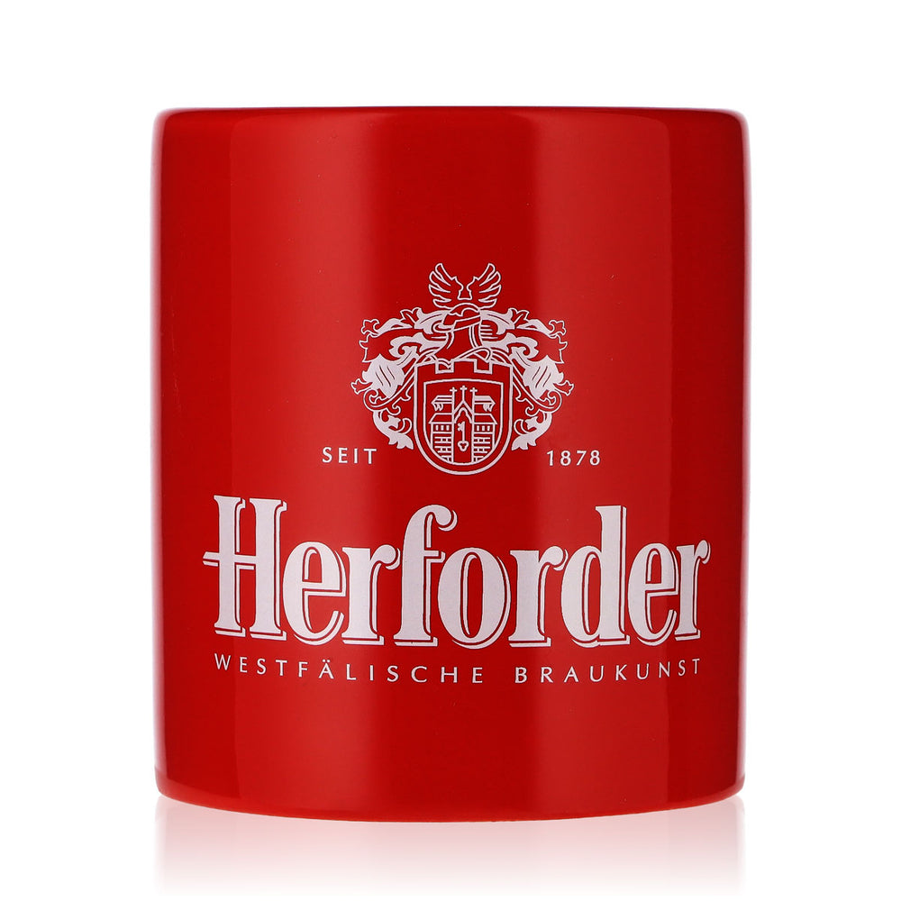 Birra Herforder Birrificio Porcelana Tazza da caffè Tazza Birra Punch rosso