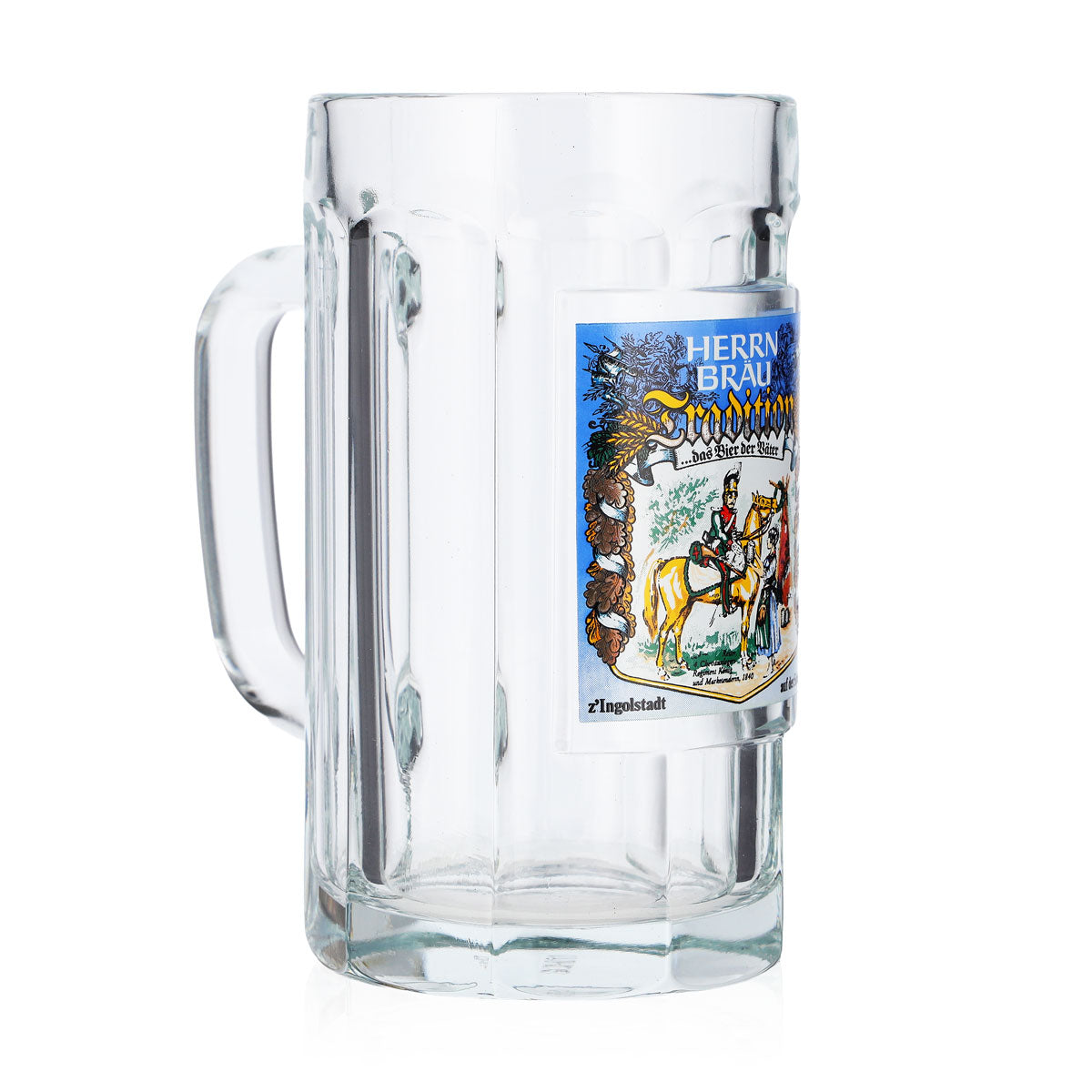 Bicchiere da birra Herrnbräu da 0,5 l, boccale Ingolstadt Sahm – Vista 2