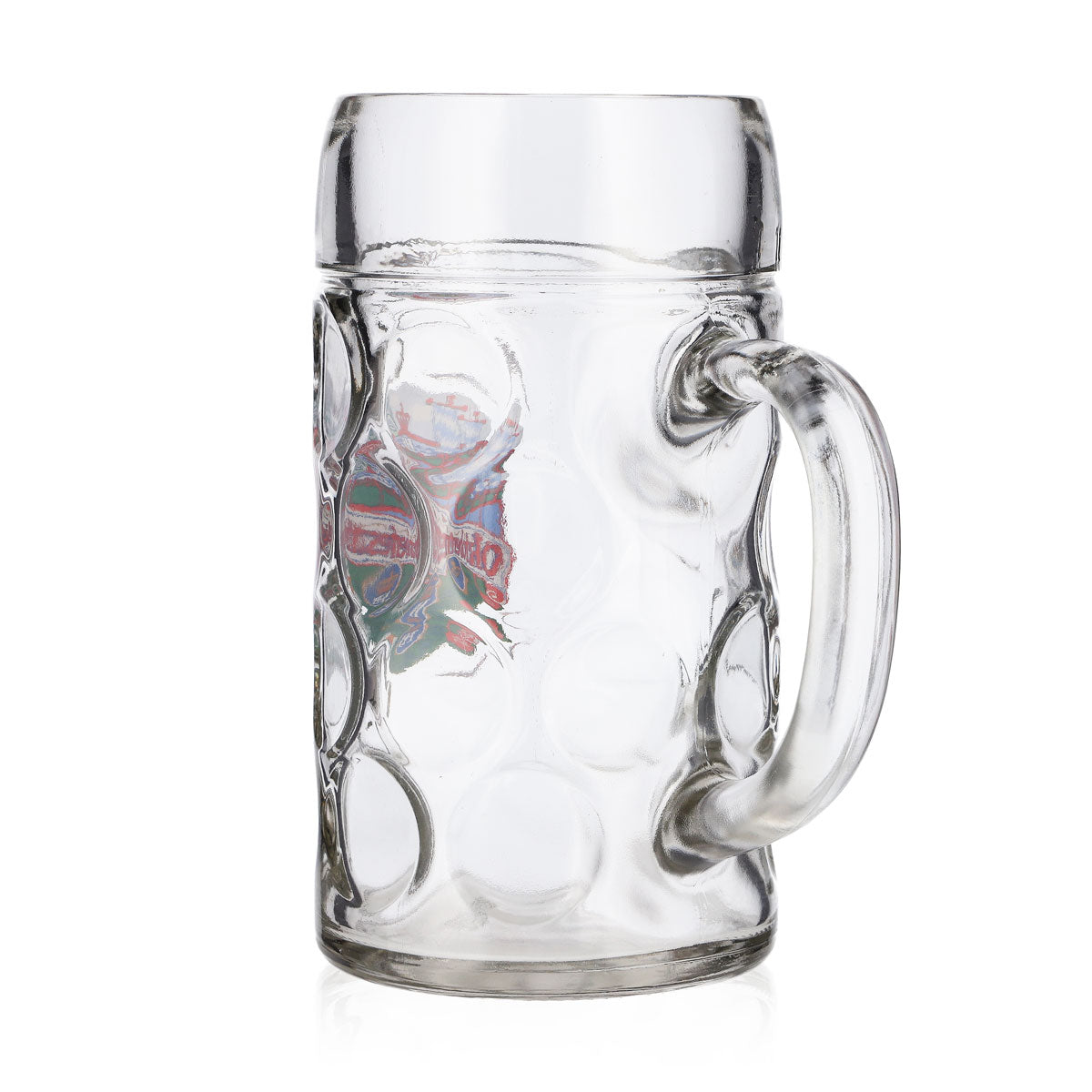 Bicchiere da birra Hofbräu di Monaco da 1 l, boccale di birra dell'Oktoberfest per il cuore – Vista 4