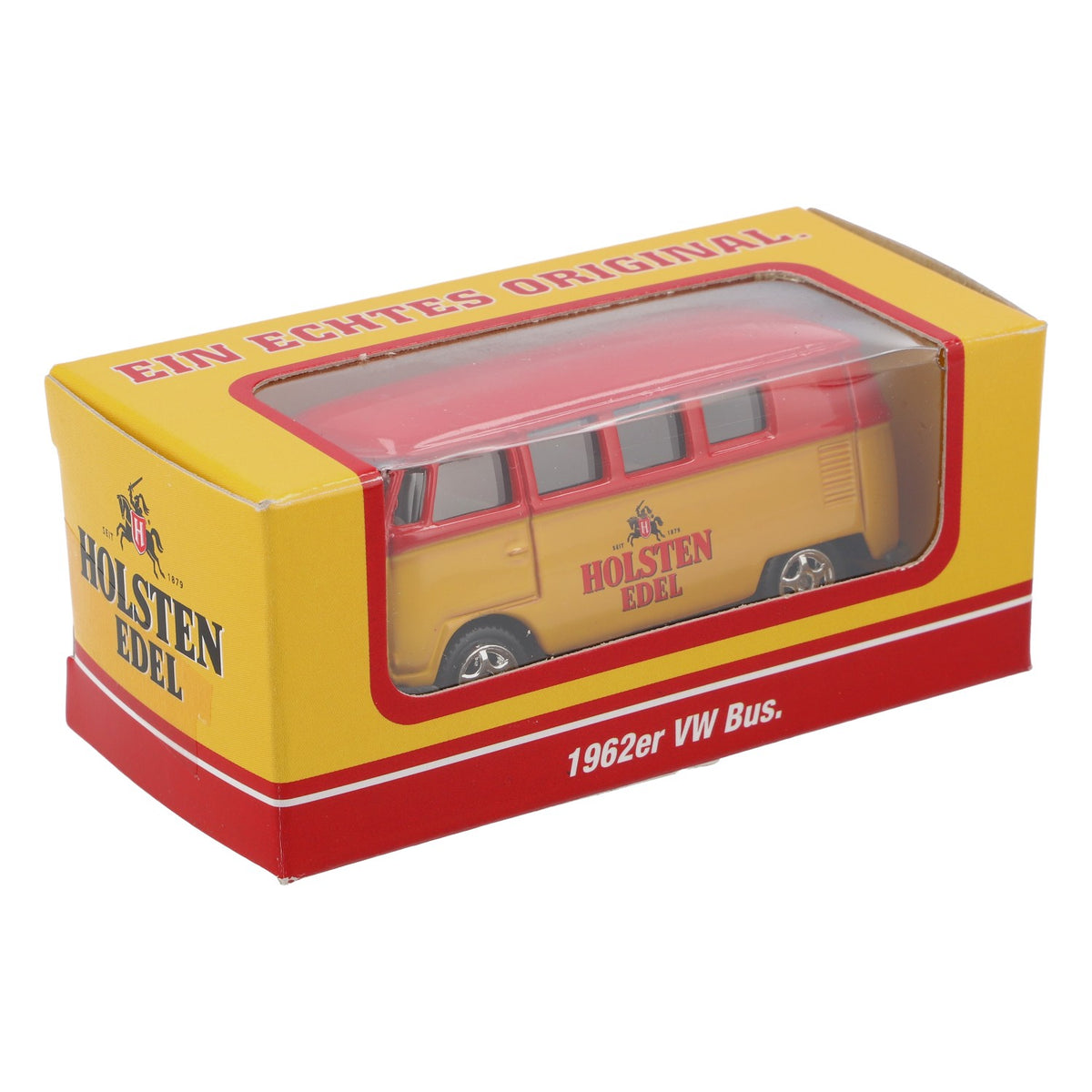 Modellino dell'auto Holsten Bier VW Bulli del 1962 in scala 1:64 Rosso/giallo – Vista 6