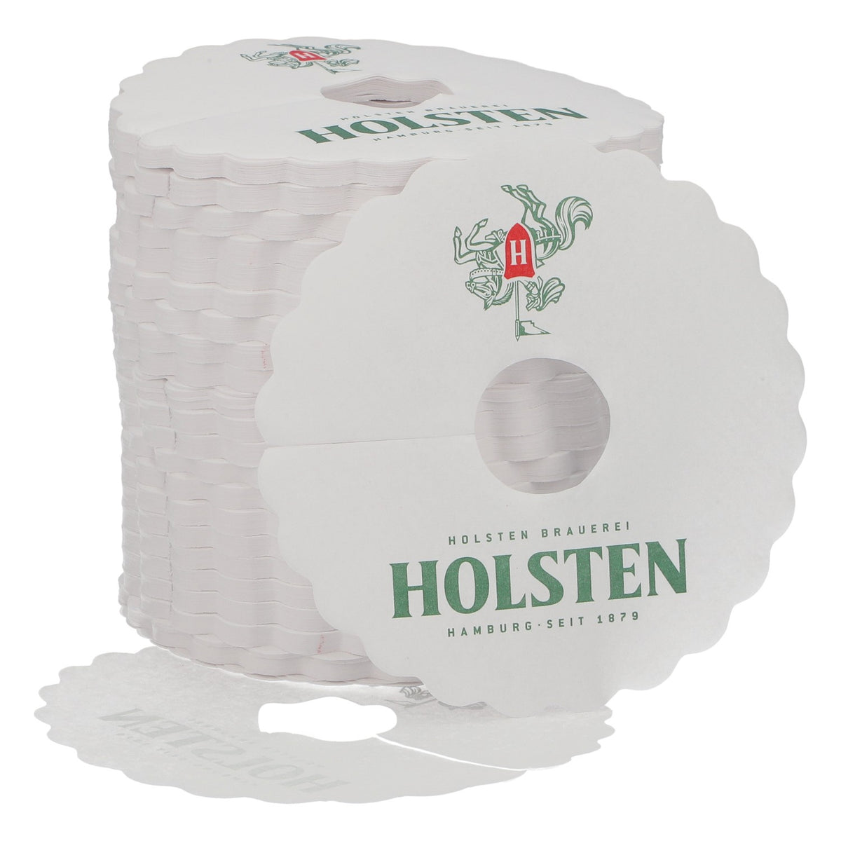 Holsten Birra Sottobicchiere Tovaglietta di carta nuova bianca Sottobicchiere Coaster