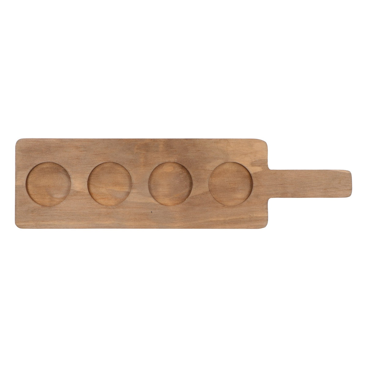 Vassoio in legno per 4 bicchieri Vassoio da degustazione in vero legno Shotmeter – Vista 4