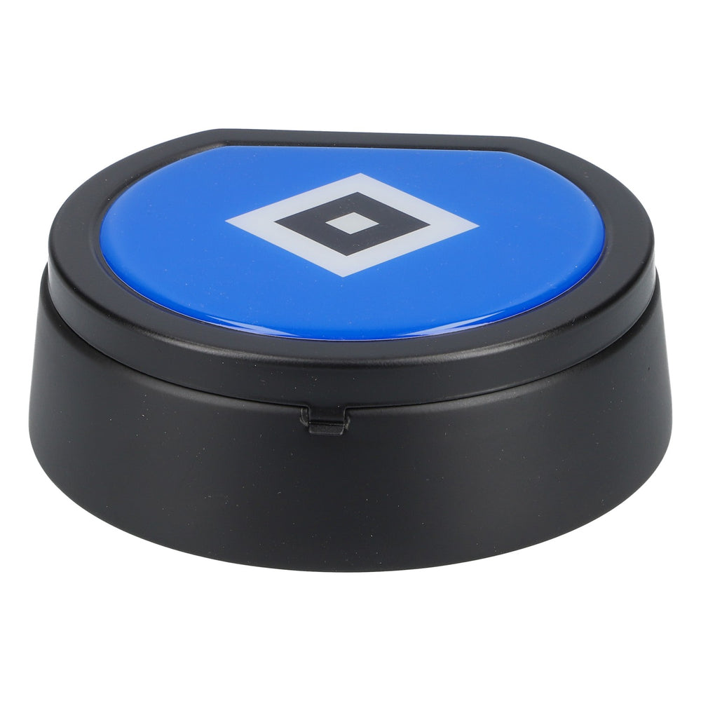 HSV Amburgo Posacenere Ashtry "HSV" con coperchio e spegnifiamma