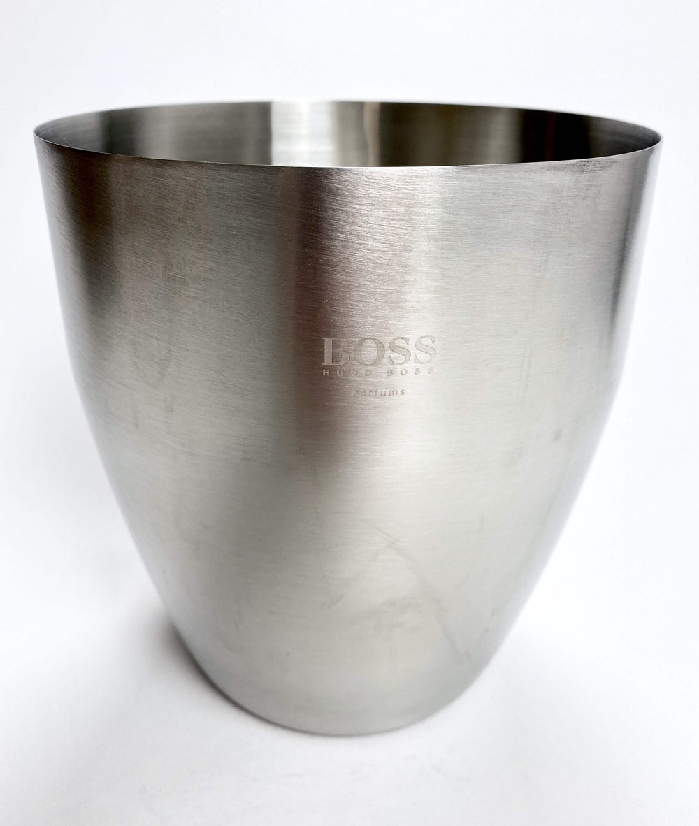 Hugo Boss Contenitore per cubetti di ghiaccio in acciaio inox Raffredda bottiglie in metallo singolo