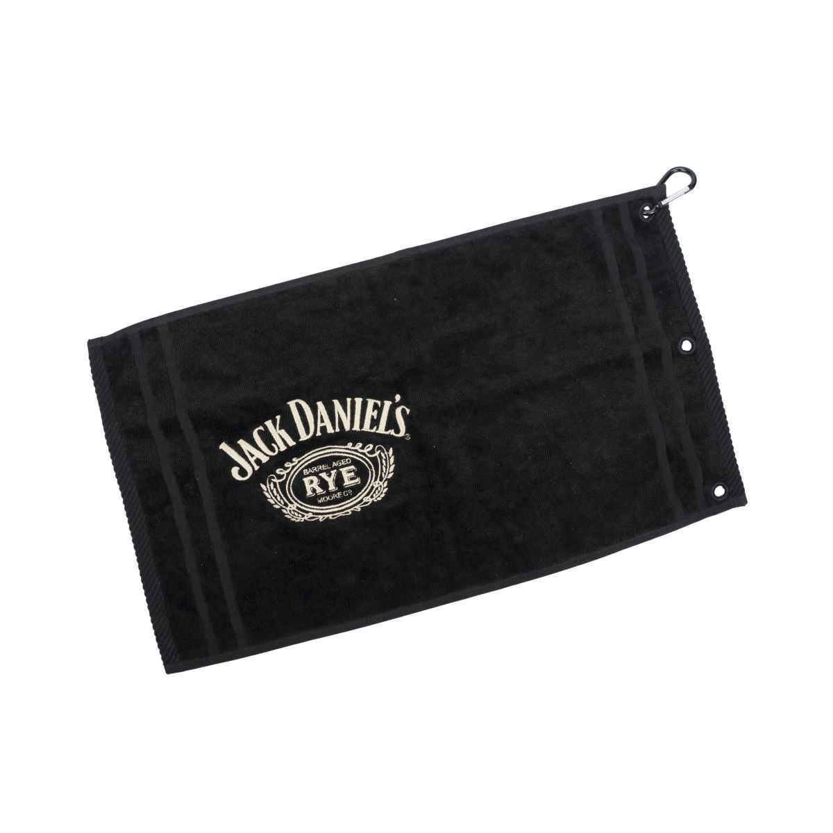 Asciugamano da bar Jack Daniels Bartowel Nero Edizione con moschettone Accessori da bar Gastronomia – Vista 2
