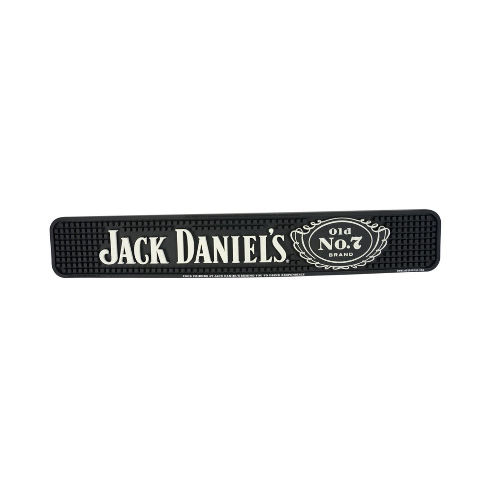 Jack Daniels Tappetino da bar Tappetino scolapiatti Documenti di servizio Tappetino da bancone 53x9 cm Nero