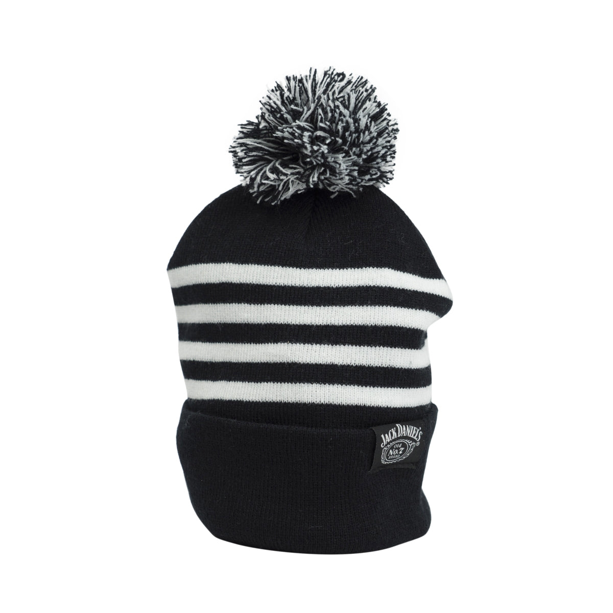 Berretto Jack Daniels con pompon, cappello lavorato a maglia, cappellino caldo, cappello invernale, sci, neve