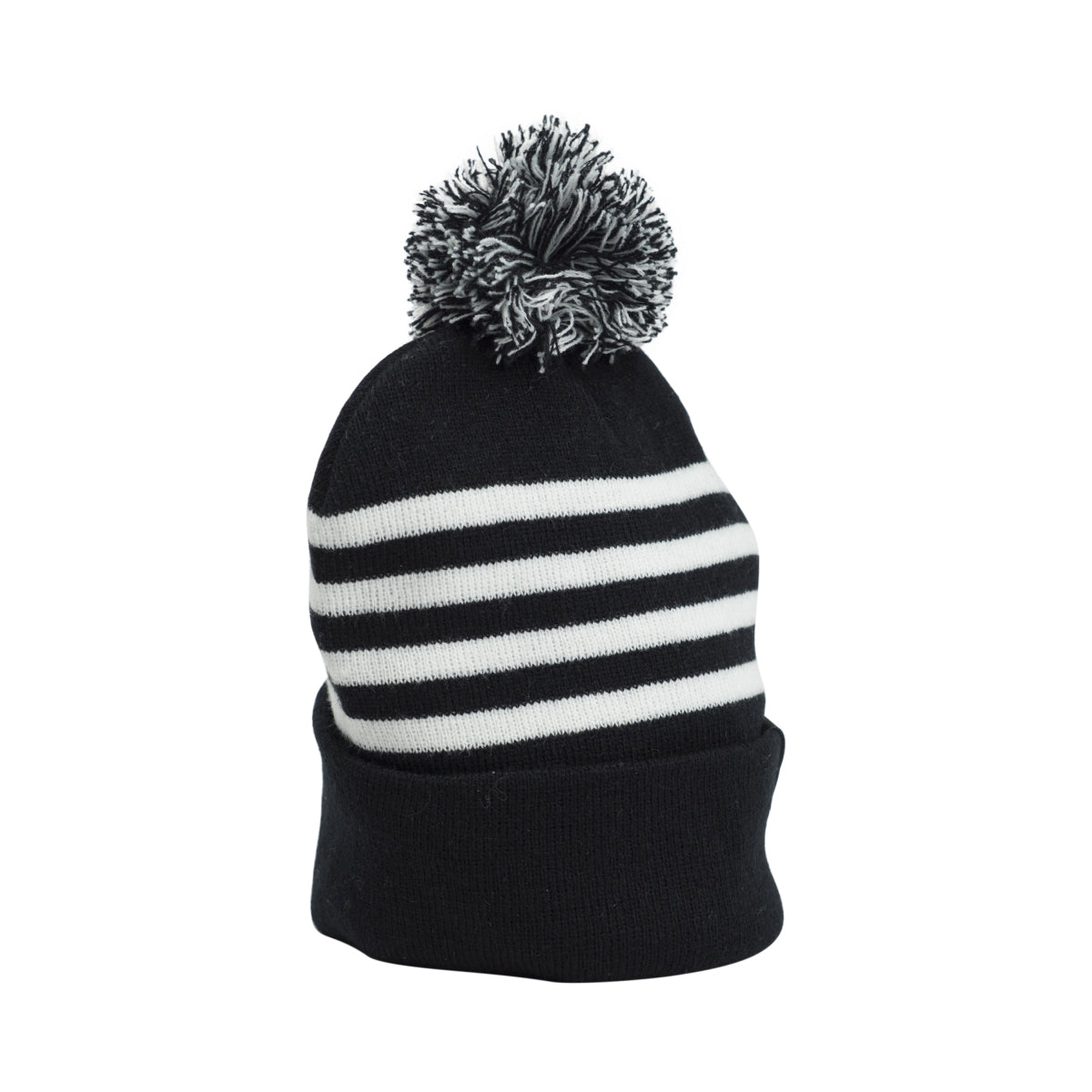 Berretto Jack Daniels con pompon, cappello lavorato a maglia, cappellino caldo, cappello invernale, sci, neve – Vista 2