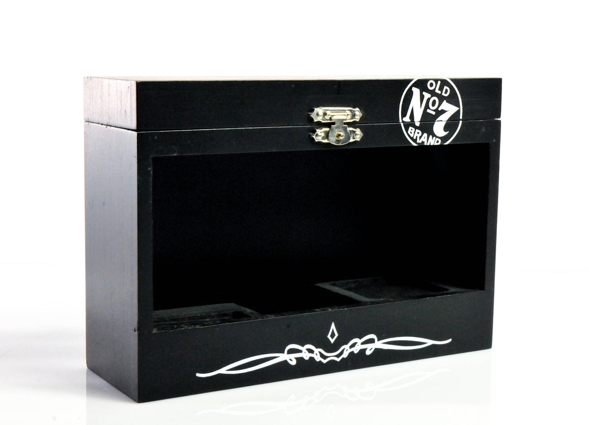 Jack Daniels Cofanetto regalo in vero legno Fine Family Set da 3 bottiglie mignon – Vista 2