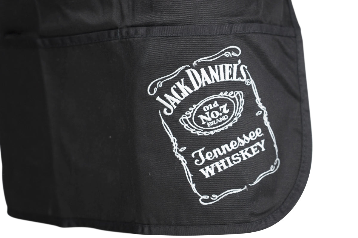 Grembiule da cameriere Jack Daniels con cintura in vita, tasca corta, servizio ristorazione – Vista 3