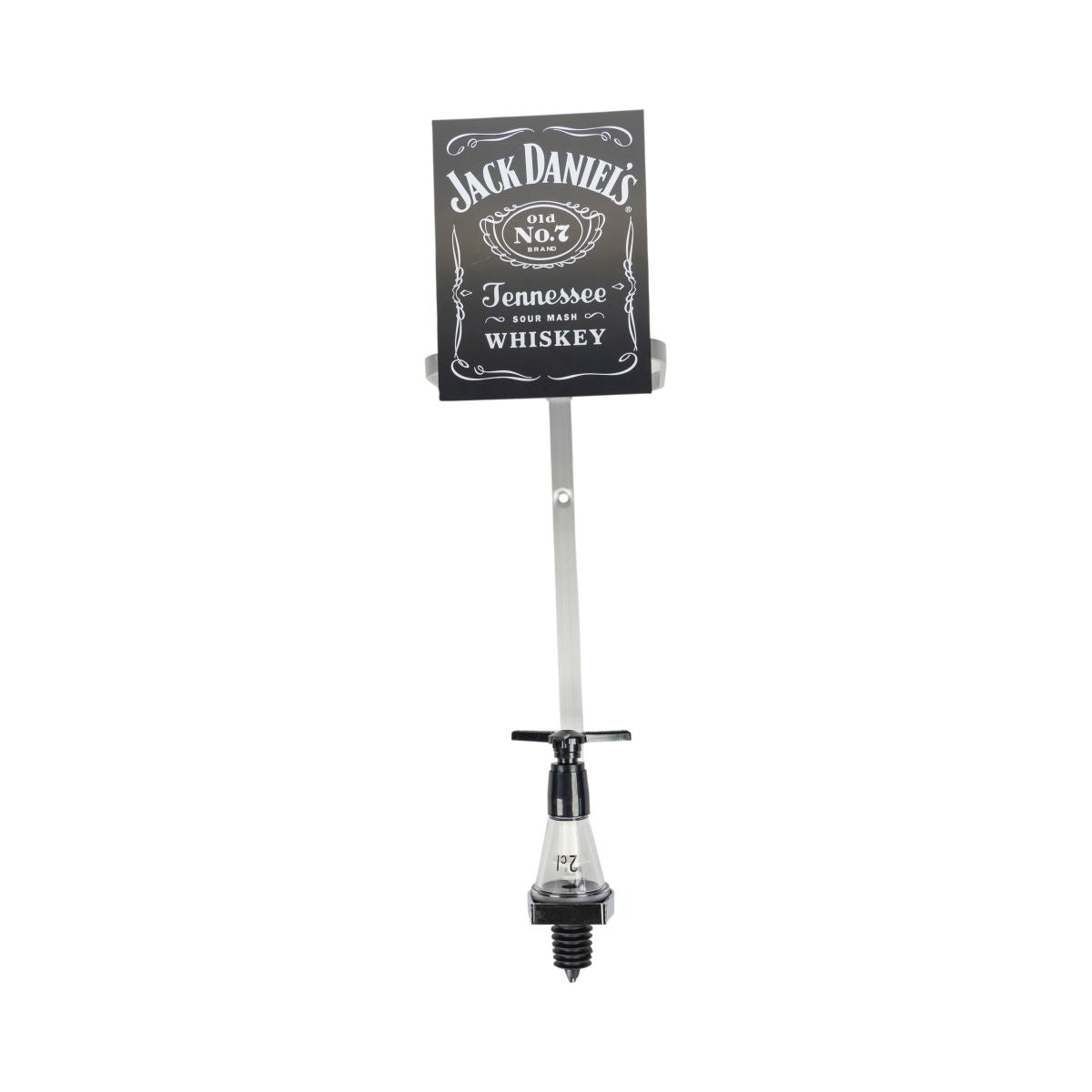 Jack Daniels dosatore portabottiglie con beccuccio 3 l bottiglia 2 cl targhetta n. 7