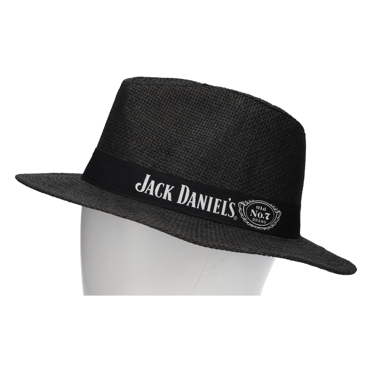 Cappello di paglia Jack Daniels Whiskey Hut, nero, taglia 58, nuovo, paglia – Vista 3