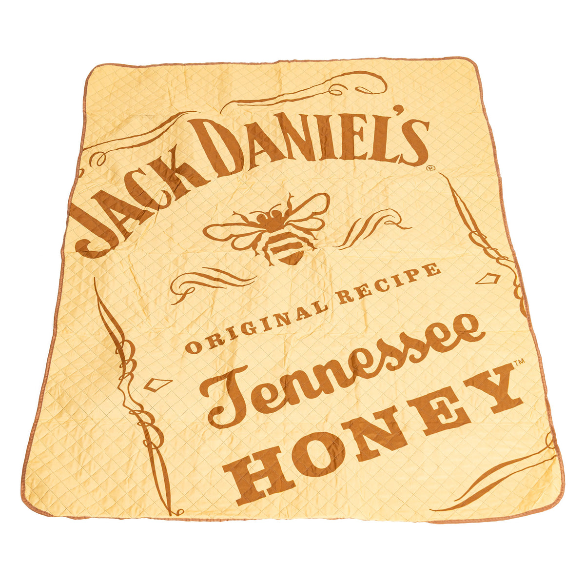 Tela da picnic Jack Daniels Whiskey, marrone miele, poliestere, 145x115 cm – Vista 2