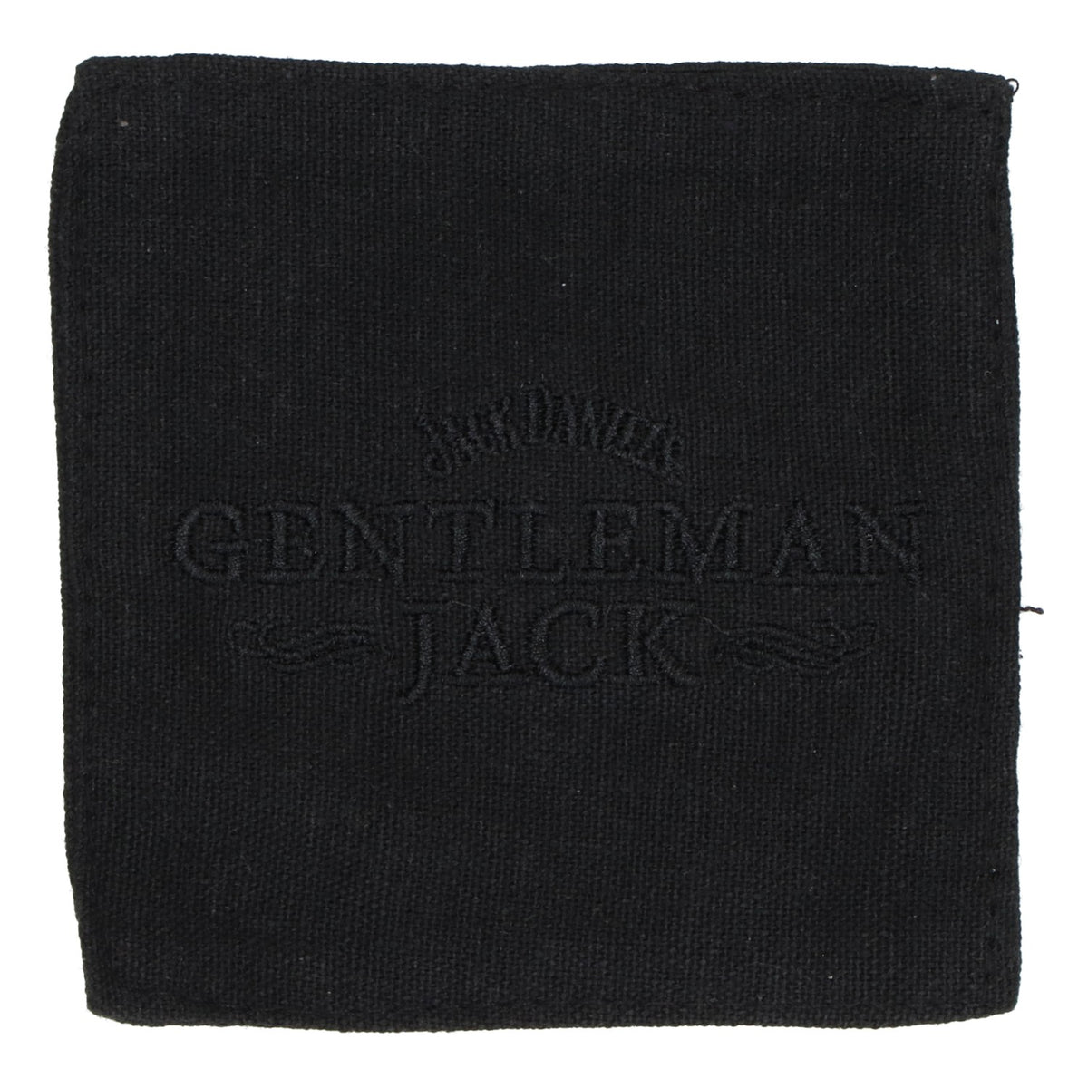 Sottobicchiere per whisky Jack Daniels “Gentleman Jack”, 9,5x9,5 cm, in tessuto
