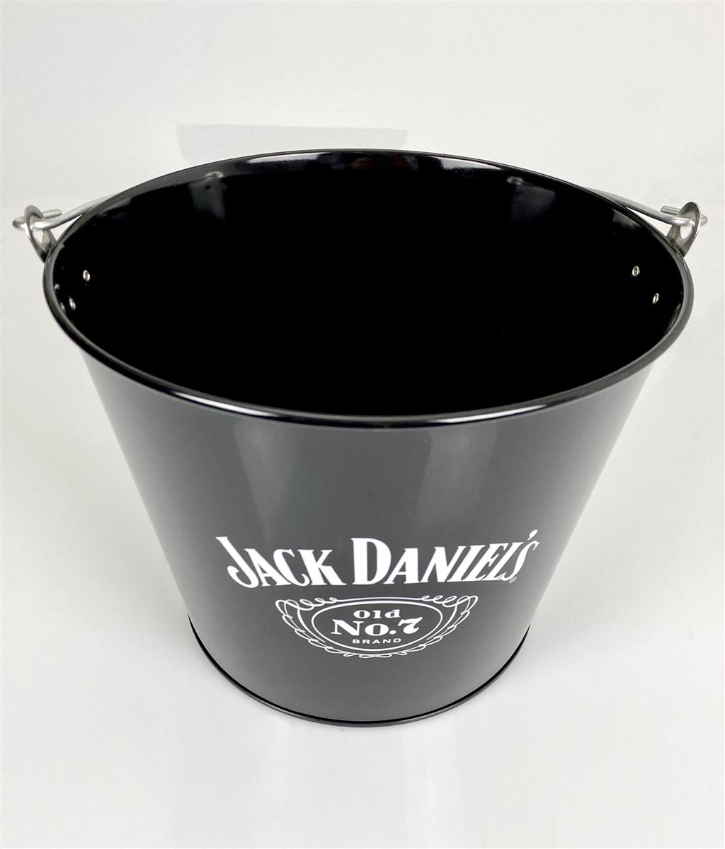 Jack Daniels Whisky Secchiello per ghiaccio in metallo Raffredda bottiglie nero