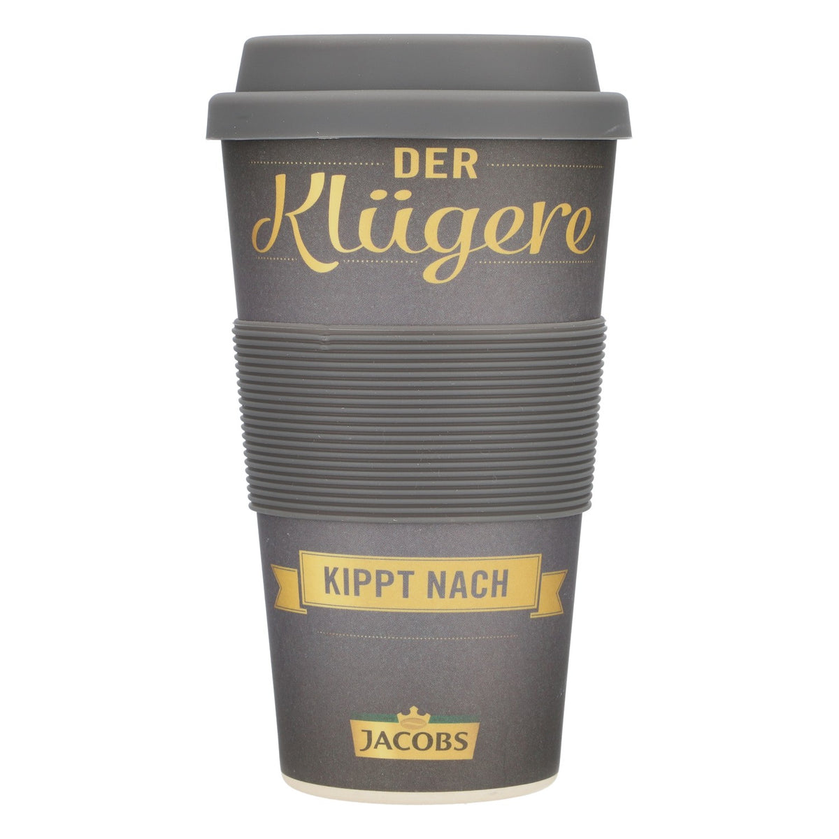 Jacobs Tazza da caffè Tazza da caffè da asporto Tazza per bevande calde Riutilizzabile Nero