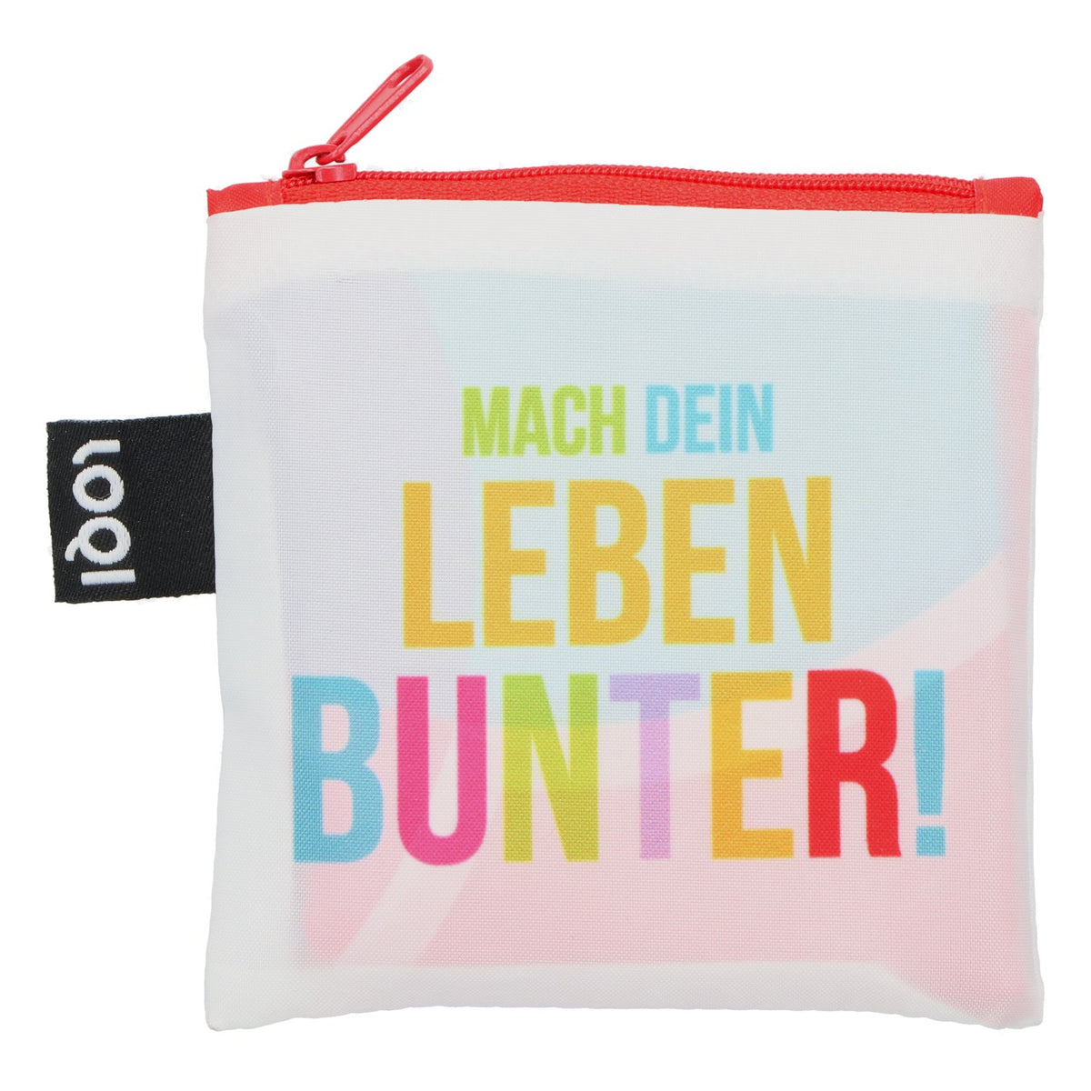 Borsa della spesa pieghevole Jacobs LOQI TASSIMO, modello Shopper, rossa, in poliestere – Vista 3