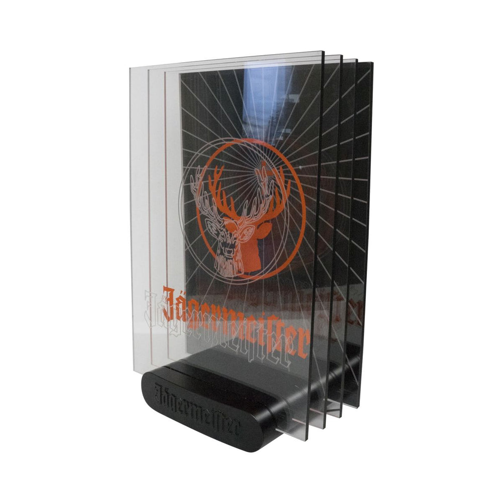 Jägermeister 3D Insegna luminosa Display luminoso Segnale luminoso LED Retro Collezionista