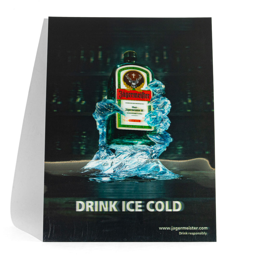 Jägermeister Poster murale 3D Carta spessa 48x34 cm Insegna pubblicitaria Decorazione