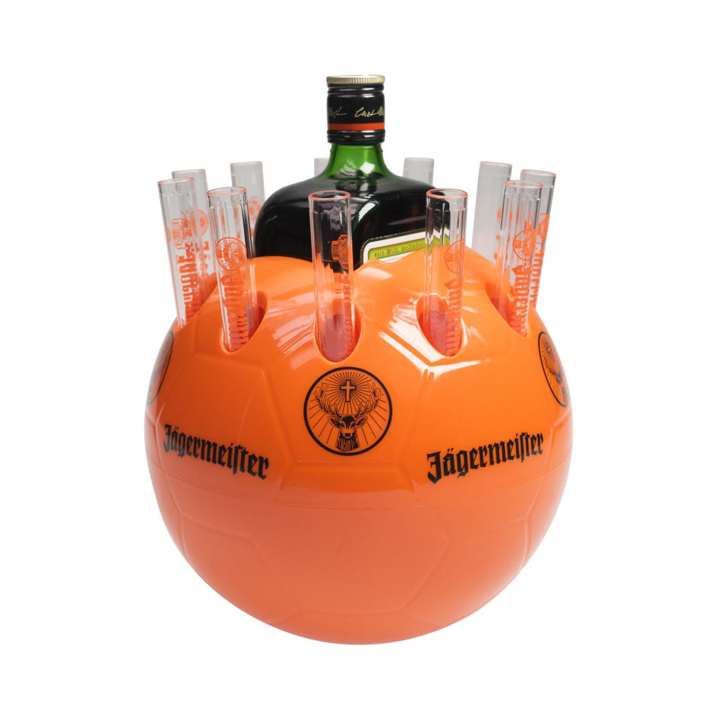 Raffredda bottiglie Jägermeister Calcio Tooterhalter Shots Presentatore breve