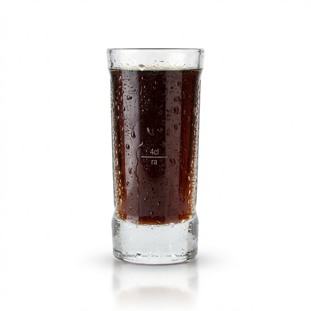 Bicchiere Jägermeister 0,1 l Tumbler On Ice con rilievo Flying Hirsch Jägerbombe – Vista 2