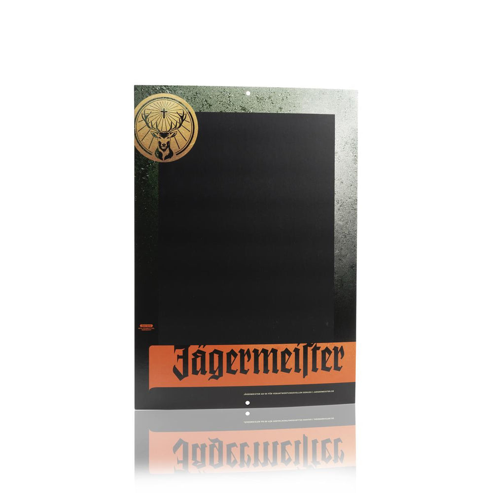 Jägermeister Lavagna in cartone 30x42 cm Menu Bevande Carta dei piatti Lavagna pubblicitaria