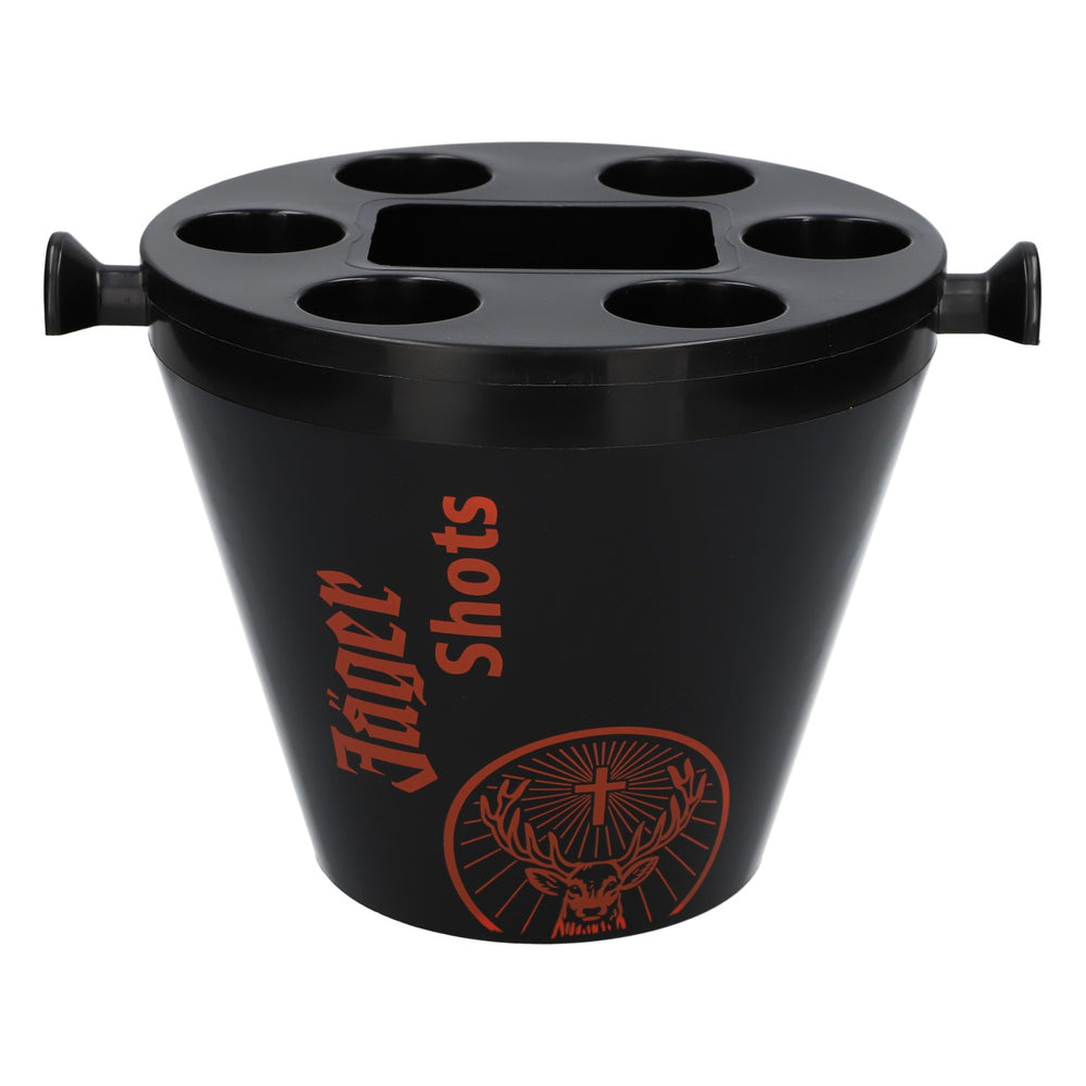 Jägermeister Raffredda bottiglie Secchiello per ghiaccio Vassoio per shot Jäger Shots Ghiacciaia Servitore corto