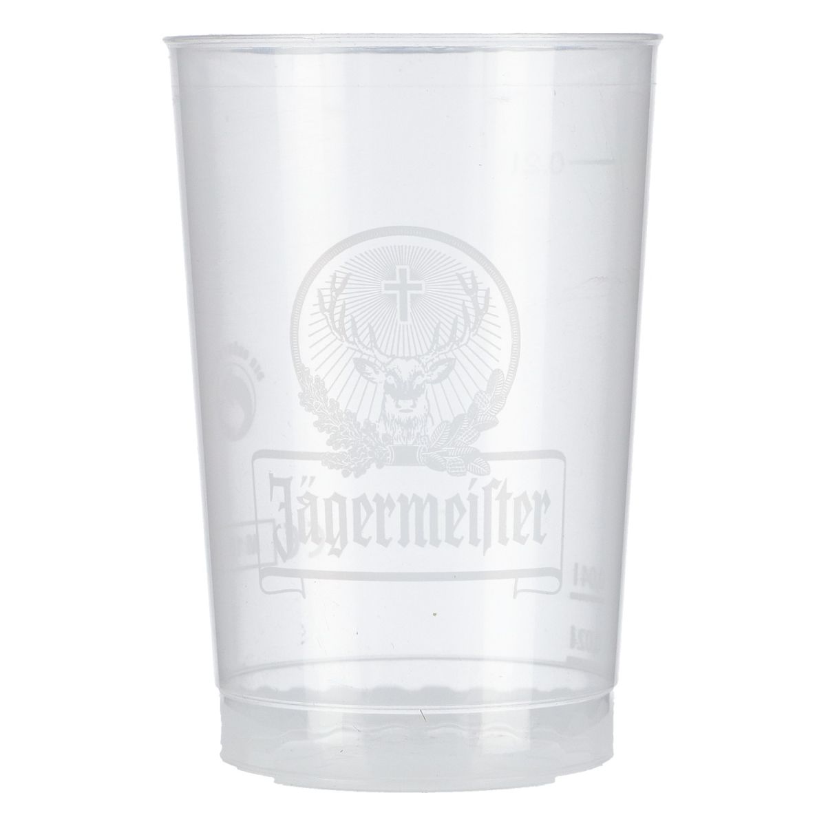 Jägermeister Bicchiere in plastica 0,2 l riutilizzabile Bicchieri da birra long drink in plastica