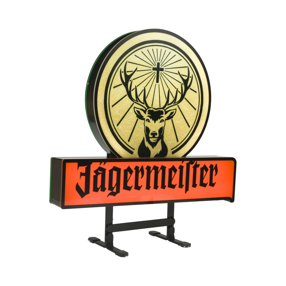Jägermeister Insegna luminosa LED Insegna pubblicitaria Pannello pubblicitario da parete Pubblicità da bar